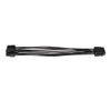 perfk CPU Power Cable 8 Pin to 8+ 4 Pin Extension Cord 20cm
