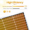 200W 12V Solar Panel High Efficiency Moncrystalline Module RV Marine Home Roof