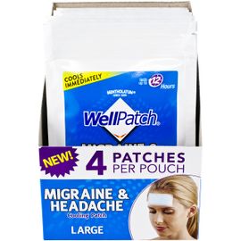 Wellpatch Warming Pain Relief Patch Large 4 each