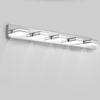 5 Lights 40'' LED Silver Modern Vanity Light Bathroom Mirror Wall Lamp Fixture