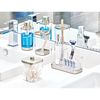 iDesign Refillable Liquid Soap Dispenser for Bathroom or Kitchen Countertop - Clear/Brushed Nickel