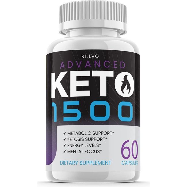 Advanced Keto 1500 Advanced  Ketogenic Formula  (60 Capsules)