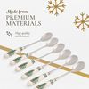 Spode Christmas Tree Tea Spoon, Set of 6 (Multicolor)
