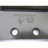 3-Commercial Spring Hinges Dark Gray 4 1/2" x 4 1/2" with square corners 