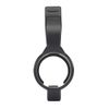 Mysanil Flashlight Ring, 1'' Tatcical Adapter Ring with Pocket Clip Finger Release for SureFire Black