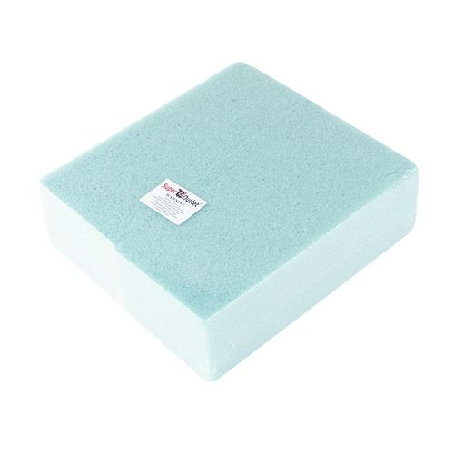 Standard Floral Dry Polystyrene Blocks Bricks Green Arts & Crafts Base Lightweight Heavy Duty for Artificial Floral Dried Arrangements Decorations (2 Pack, 7.75" x 3.5") by Super Z Outlet