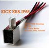 PWM dimmer On/Off switch for 12vDC LED, IP65, 1/4-inch panel mount assembled USA