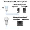 AC110-220V Normally Open Door Magnetic Switch Black