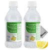 BASICOS 2Pack Swan Lemon Magnesium Citrate Oral Solution 10 oz- Laxative Supplement for Constipation Relief, Regularity - Bonus Microfiber Cloth