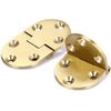 2 Pcs Solid Brass Hinges, Drop Front Desk Drawer Butt Hinge for Table Sewing