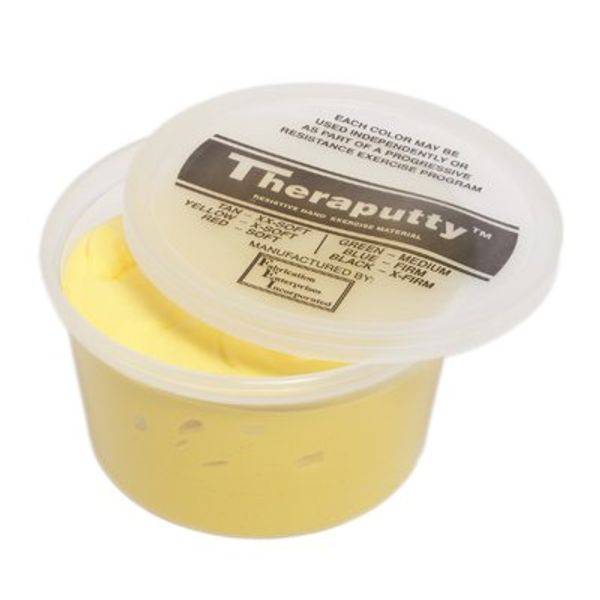 TheraPutty Scented Exercise Putty, Banana, Yellow, X-Light, 1 Pound