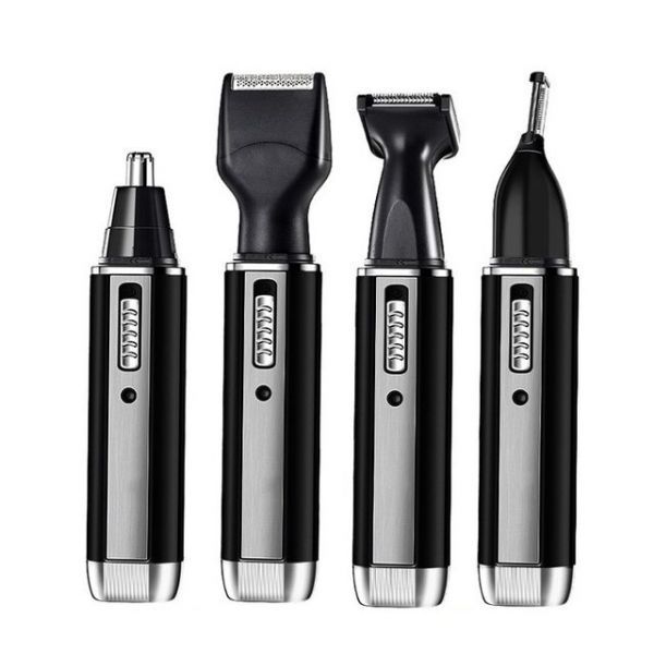 Multifunctional nose hair trimmer 4 in 1 rechargeable trimmer beard trimmer compact razor for men eyebrow nose hair