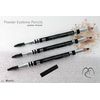 Deep Brown Makki Powder Eyebrow Pencil Powdery Matte Finish for professional powder look, buildable eye brow filler definer shape and fill with spoolie brush, Ash Ashy colours