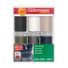 Gütermann - Gütermann Assorted Colours Extra Strong (100m) Sewing Thread Set - 6 Pieces