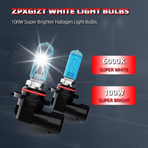 ZPXGIZT Light Bulbs Fit For Nissan Titan 2004-2015, High Performance Halogen Headlight Bulb And License Plate Lights Combo, 9005 9006 880 High Low Beam Fog Lights, 6000K White Light, Pack of 8