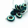 TECC Avocado Half Polymer Clay Charms- GR940 4 Pieces