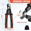 ValueMax 7" Electrical Wire Stripper 4 in 1 Jacket Removal Cable Stripper Cutter
