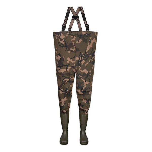 Fox Gefütterte Wathose mit Camouflage-Muster, Größe 7 (41)