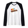 Cornhole - Grave A Bag It's Cornhole Time Raglan Baseball Tee