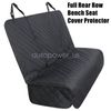 Universal Waterproof Scratchproof Pet Bench Seat Covers Rear Row Back Seat Cover