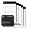 iScholar Junior White Legal Pad, 5 Pack (65805)