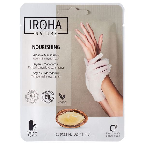 Iroha Glove Mask - Argan Glove Mask, 1 piece