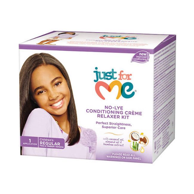 Just For Me Nolye Regular Conditioning Creme Relaxer Kit, 1 Count