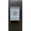 Equilibrium Graceful Snowdrop Silver Plated Brooch