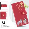 Reddylin Compatible Simple Smartphone 6 Case Notebook Type Simple Sumaho 6 Case Folio Basio Active SHG09 Case Folio Cute Cat Fall Leaves Basio Active Case Notebook Type Card Storage Lightweight Sharp