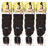 4 PACK XPRESSION LAGOS BRAID Pre-Pulled Hair Extension,46" Inch 2 IN A Pack, (Colour 2 Dark Brown)