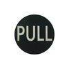 BRIXWELL RPL2MBL Round Pull Indicator Matte Black Finish Pull Matte Black