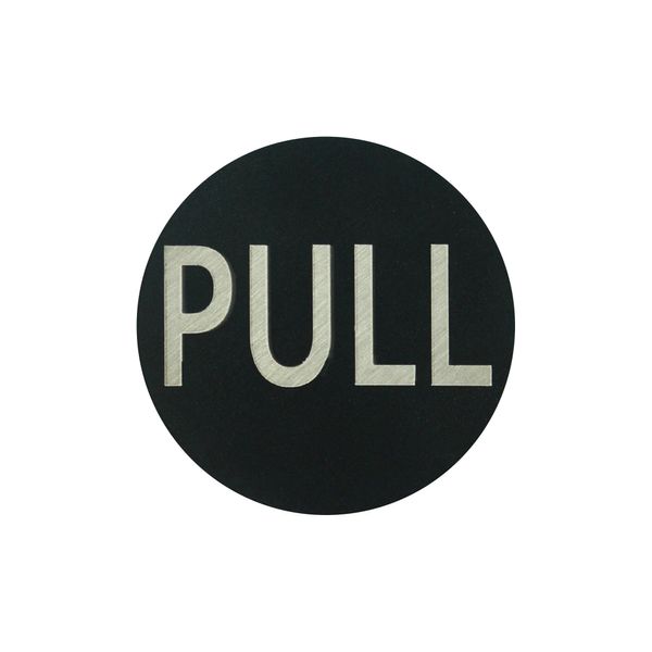 BRIXWELL RPL2MBL Round Pull Indicator Matte Black Finish Pull Matte Black