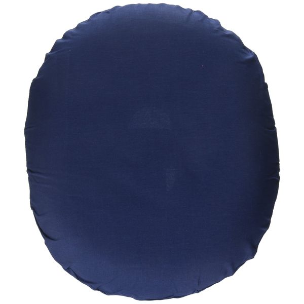 Foam Ring Cushion, Removable Cover, Navy Cover, 14 inches
