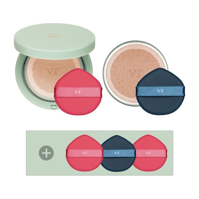 VT Double Layer Tone Up Cushion Cushion1+Refill1+Puff 3 VT Double Layer Tone Up Cushion 1+Refill 1+Puff 3