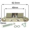 SPARES2GO Universal Roller Type Door Catch Lock Kit for Ovens Cooker