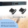 Phone Speaker Dustproof Stickers & Anti-dust Plug Kit Iphone 11/12/13 Compat...