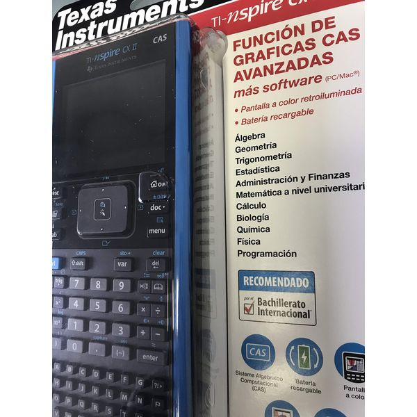 Texas Instrument Nspire CX II CAS Student Software Graphing Calculator