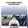 ECHTPower PC Gaming Controller- Hall Effect Joystick, 2.4G & Wired 1000Hz Polling Rate, 800mAh Battery, Adjustable Turbo/Vibration, Wireless Controller for PC/Switch 2/iOS/Android