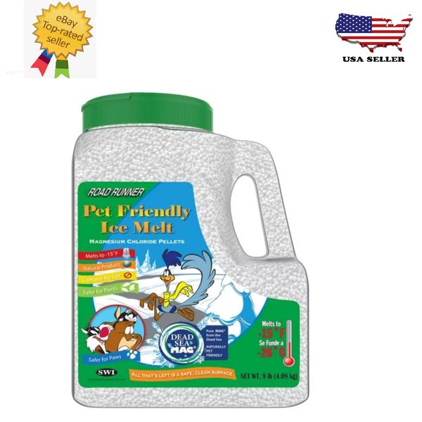 New Road Runner Pet Friendly Ice Melt, 9lb Jug Free Shipping