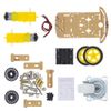 Fasizi Smart Motor Robot Car Battery Box Chassis Kit Speed Encoder For Arduino