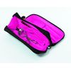 Functional multi-pouch (pink) functional makeup pouch with brush insert, PINK