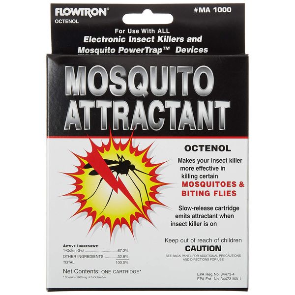 Flowtron MA-1000 Octenol Mosquito Attractant Cartridge