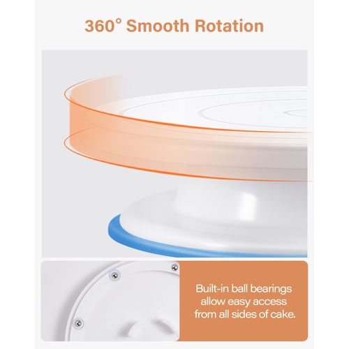 Kootek 96PCs Cake Decorating Kits, Baking Supplies Tools with Cake Stand Turntable, Piping Bags and Tips, Cake Leveler, Frosting Icing Spatulas & More Accessories for Cake Cupcake Decorations