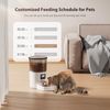 Automatic Cat Feeder 3L Timed Dry Food Dispenser Programmable Dual Power