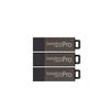 Centon DataStick Pro USB 2.0 Flash Drive 16GB x 3, Grey (S1-U2P5-16-3)