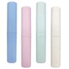 SietDESEO 4 Pack Toothbrush Travel Case, Portable Breathable Toothbrush Holder for Travel Business Camping School Toothbrush Case