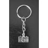 Camera Photography Silver Miniature Charm Keyring Keychain