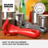 Kuhn Rikon Can Opener with Lid-Lifting Pincers, Tin Opener with Stainless Steel Blade. Tin Openers for Arthritis Hands. Can Openers That Work – 3 Year Kuhn Rikon Kitchen Accessories Guarantee