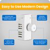 Candeo Zigbee Smart Dimmer Switch | LED & Incandescent Compatible | Voice & App Control | No Neutral Wire Required | Multiway Setup | Philips Hue, Home Assistant, Smartthings