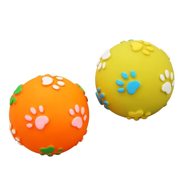 Rosvola Dog Treat Ball Hollow Design Dog Treat Dispensing Ball Healthy for Dog Pet Supplies, IQ Training, Chewing, Playing